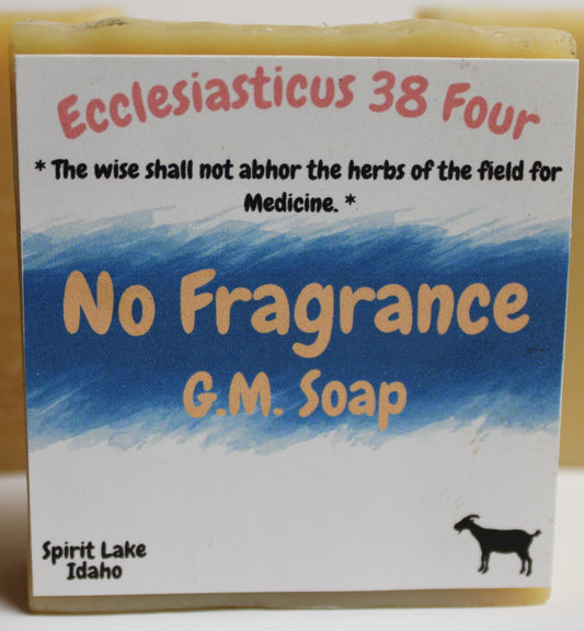 No Fragrance G.M. Bar Soap